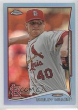 2014 Topps Chrome Blue Refractor 39/199 Shelby Miller #143 0l1