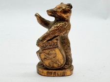VINTAGE / ANTIK KUPFER ALT BERLIN BÄR FIGUR ORNAMENT SOUVENIR