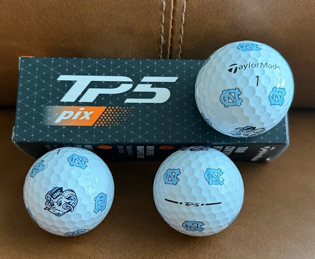 TaylorMade 2024 TP5 pix 3.0 UNC Golf Balls, Men’s, White