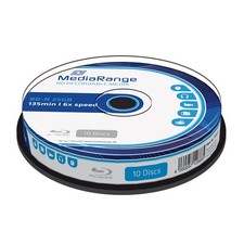 MediaRange MR499 - 10 Blu Ray BD-R 25GB 6X, Cake Box