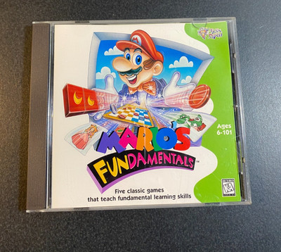 Mario's Fundamentals (Windows PC /Mac, 1994) *Untested*