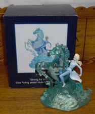 2024 Disney Showcase Frozen "Strong As The Sea" Elsa Riding Water Nokk Figurine