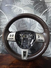 Jaguar XF X250 Brown Leather Steering Wheel