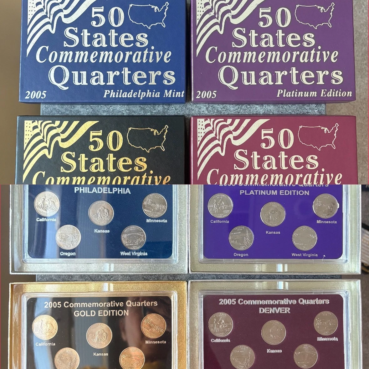 2005 50 State Set US State Quarters (1999-2008) for sale | eBay