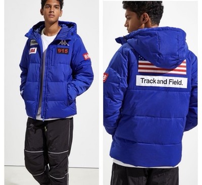 Size L- Kappa LA Baital Puffer Jacket Blue Men s New