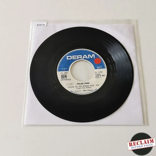 frijid pink - house of the rising sun 7" vinyl record VG