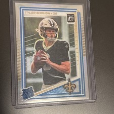 2025 Panini Donruss Optic - Rated Rookie Tyler Shough #223 Holo Prizm (RC)