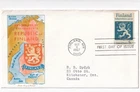 STAMP US SCOTT 1334 "Finland Coat of Arms" 5 CENT 1967 FDC - F
