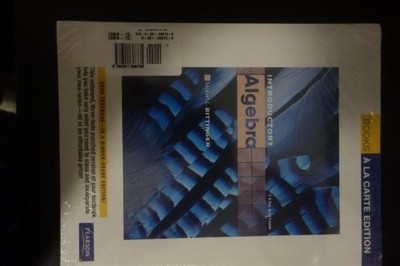 Introductory Algebra, Bittinger, Marvin L.