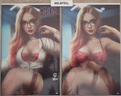 Power Hour #1 - HARLEY QUINN SIDNEY AUGUSTO FOIL Artist Proof #2/5 (Cover A+B)