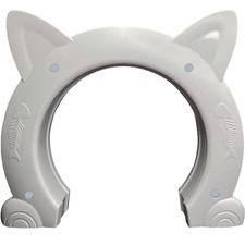 Fhiny Cat Door Interior Door, Back Friendly Kitten Doors Without Flap for Wal...