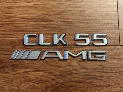 OEM 2000-2002 Mercedes-Benz CLK55 AMG W208 Rear Trunk Emblem Badge Letter Set