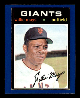 1971 TOPPS #600 WILLIE MAYS (VG) ~ GFCC