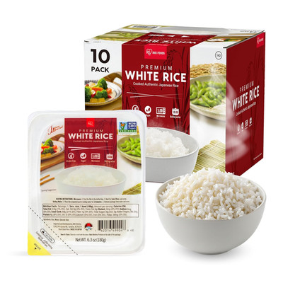 IRIS Instant White Rice (10 Pack), Ultra Premium Japanese Short Grain Sushi Stic
