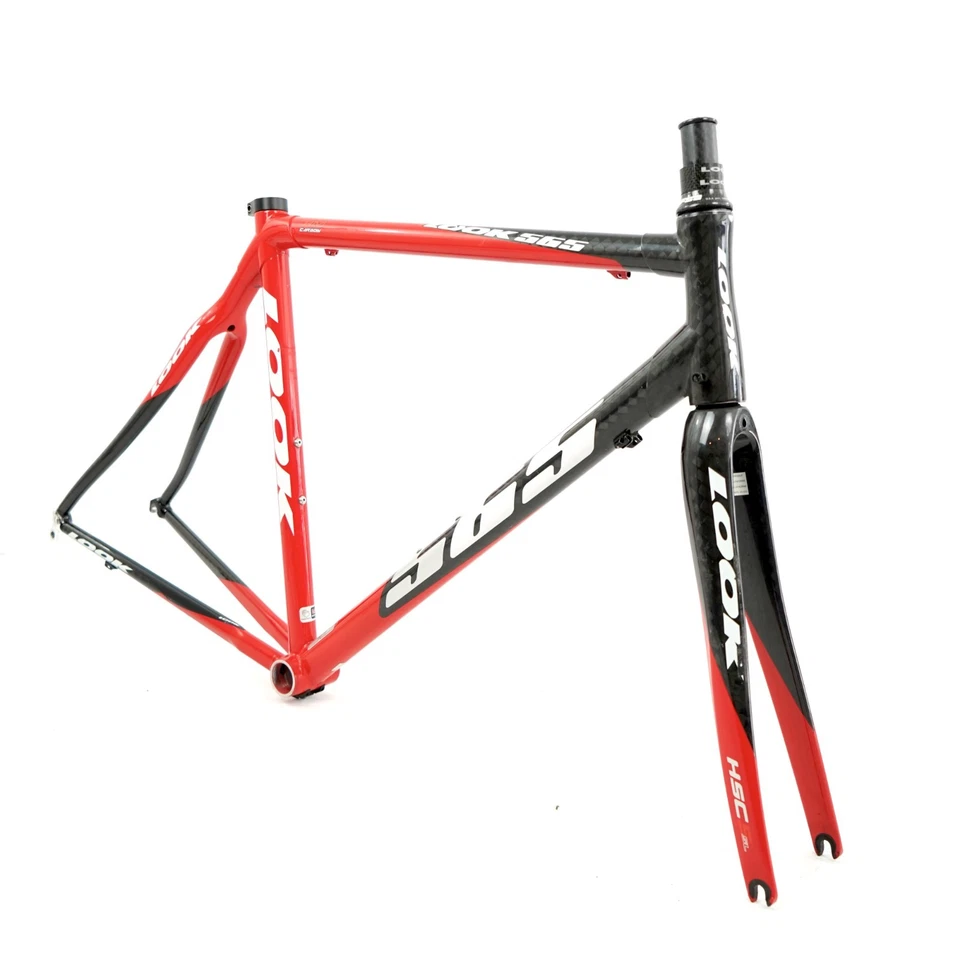 Cuadro de bicicleta de carretera Look 565 2011 54 cm carbono con auriculares FSA y horquilla de carbono Look Foto 3 de 4