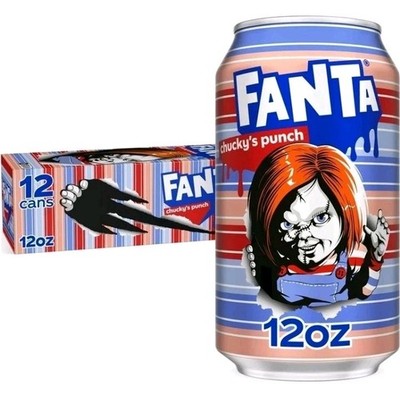 Fanta Chucky s Punch Limited Edition Halloween Flavor 12-Pack Cans