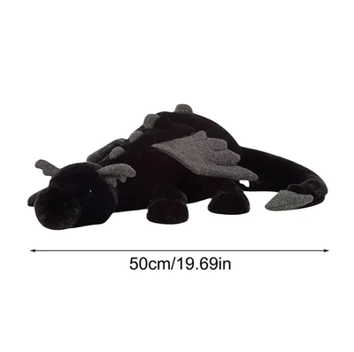 Onyx Dragon ぬいぐるみ 黒いドラゴン Jellycat Onyx Dragon Plush – Black - RETIRED RARE 50cm - NEW WITH