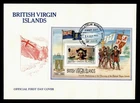 DR WHO 1993 BRITISH VIRGIN ISLANDS FDC COLUMBUS ANIV S/S $2 R65101