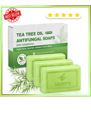 3 Pcs Veloma Antifungal Soap,Veloma Soap,Soothing Tea Tree Eucalyptus, Deep Po