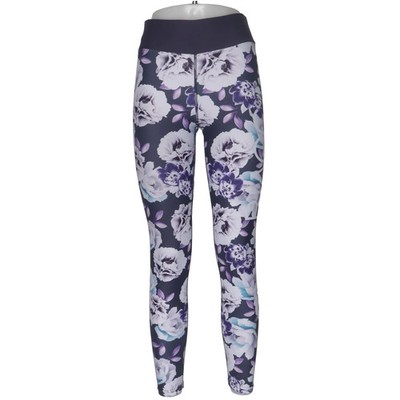 Biacci, Sportleggings, Größe: S, Blau/Weiß/Lila/Schwarz, Polyester, Blumen #CLd
