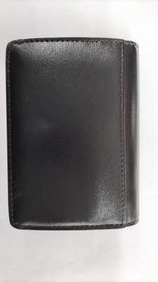 CELINE Triomphe Flap Card Holder Black 4.1 inch | eBay