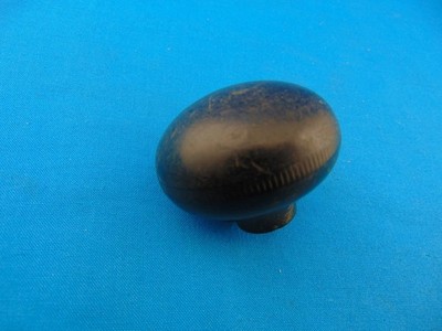  Vintage Black Shift Knob 3/8''-24 Threads Good Solid Heavy Wear and Aging