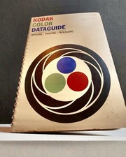 Kodak Color Dataguide Reference Book Photo 1969 4th Edition w/Shirley Print VG 
