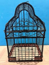 Vintage Style Bird Cage Decor/Planter Home & Garden