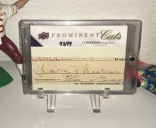 2009 UPPER DECK PROMINENT CUTS GEORGE BURNS 93/99 auto PSA DNA AUTOGRAPH