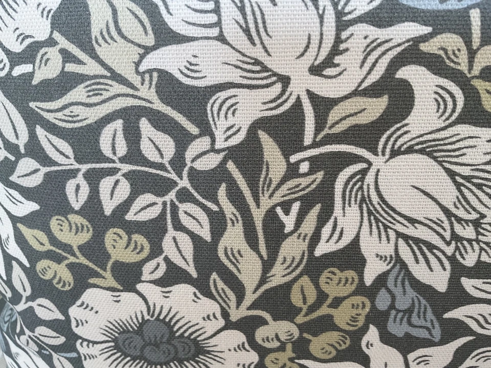 Clarke & Clarke William Morris Mallow Slate/Dove Arts Crafts Cushion Cover 16” - Image 2 of 4