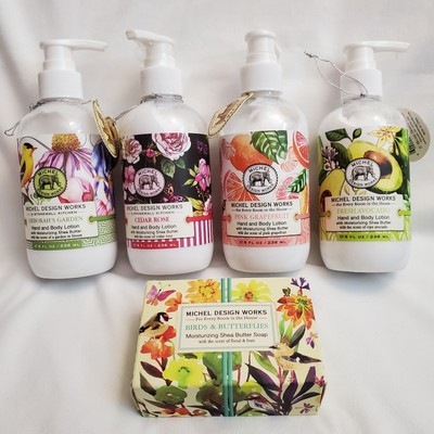 Michel Design Works Hand Body Lotion Deborah's Garden Rose Grapefruit Avocado 