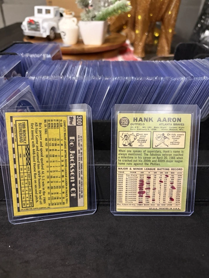 ¡Lote de béisbol! Griffey Jr, Barry Bonds, Hank Aaron, Bo Jackson Foto 3 de 3