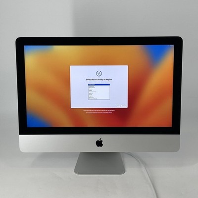 Apple iMac 21.5 Silver 2017 3.0 GHz Intel Core i5 7th Gen. 8GB 1TB HDD Excellent