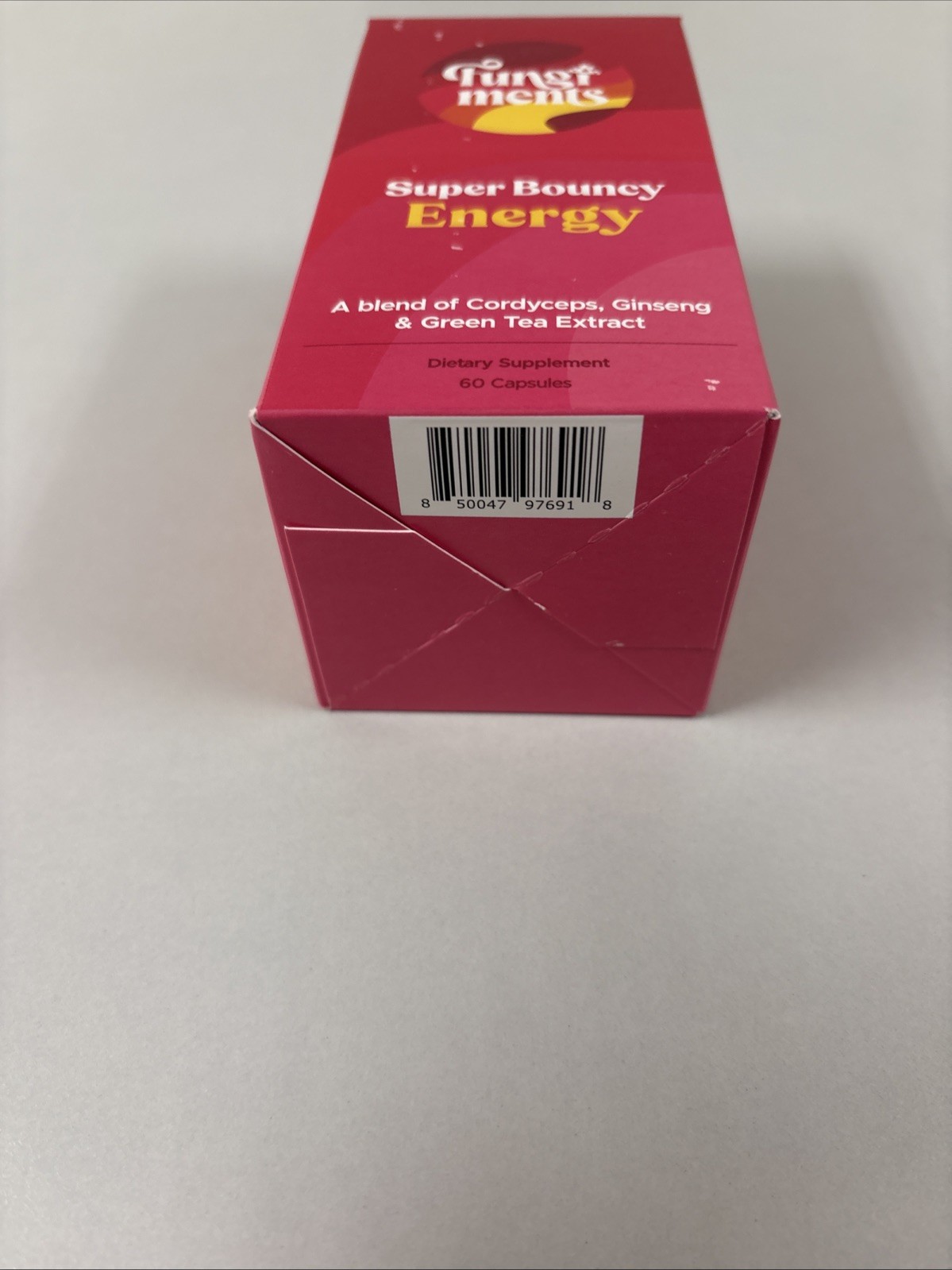 Fungiments Super Bouncy Mushroom Supplement - Green Tea Qty 60 Capsules B72