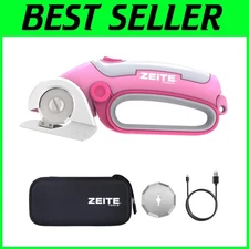 Cordless Electric Scissors Set - Pink