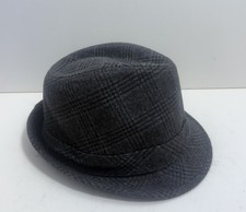 Vtg Stetson All American Gray Fedora Hat Size Small / Medium Wool Blend