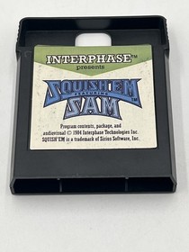 Vintage Colecovision Squish&rsquo;em Featuring Sam Game Cartridge Box Manual