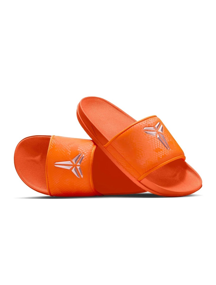 Mens 10 Nike Kobe Offcourt Slide Orange Silver Open Toe Sandals IF2870-800 NEW Nike Kobe Offcourt Slide Size 11 Orange Silver Open Toe  main image 2