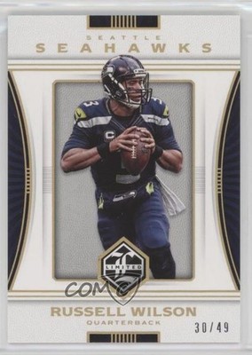 2017 Panini Limited Spotlight Gold 30/49 Russell Wilson #98 9s2