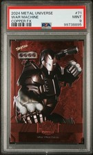2024 SKYBOX METAL UNIVERSE AVENGERS COPPER FX #71 WAR MACHINE PSA 9