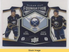 2019 Upper Deck Clear Cut Foundation Jack Eichel Rasmus Dahlin #CCF-19 READ 6pl