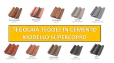 ROOF Concrete tiles SUPERCOPPO model SUPERCOPPO color Ruby Red