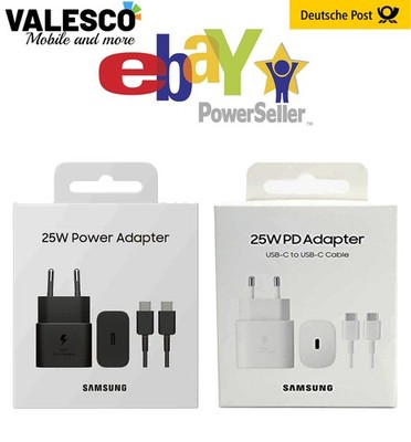 Original Samsung 25W Schnellladegerät Netzteil USB-C zu USB-C