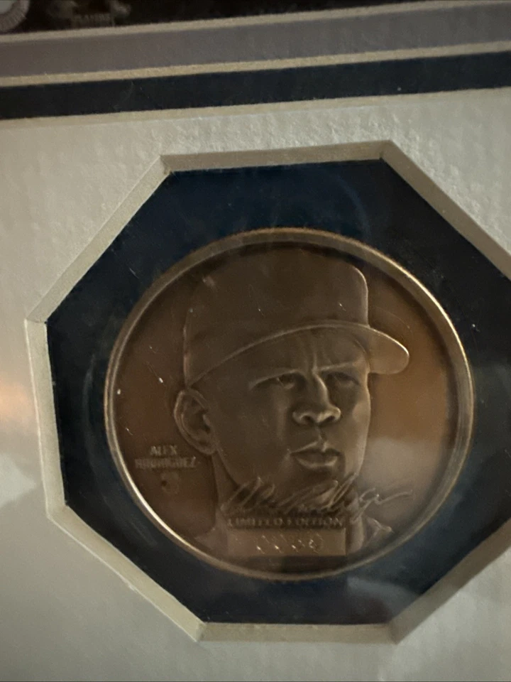 Highland Mint Alex Rodriguez Lithograph & Coin Mariners Framed #59 Of 2500W/COA - Image 4 of 4