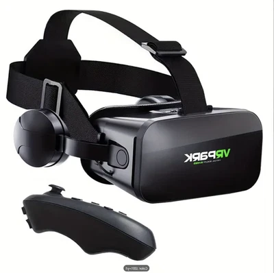VR PARK 3D Virtual Reality Glasses with Remote Controller (No Headphones)