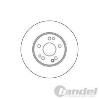 2X NK Bremsscheiben 295Mm BelÜFtet Vorne Passend FüR MERCEDES-BENZ 124 E-KLASSE