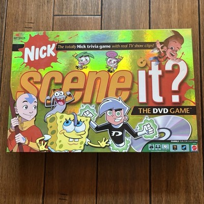 Nick Scene It? 2006 DVD Game Complete Nickelodeon SpongeBob Avatar Danny Phantom