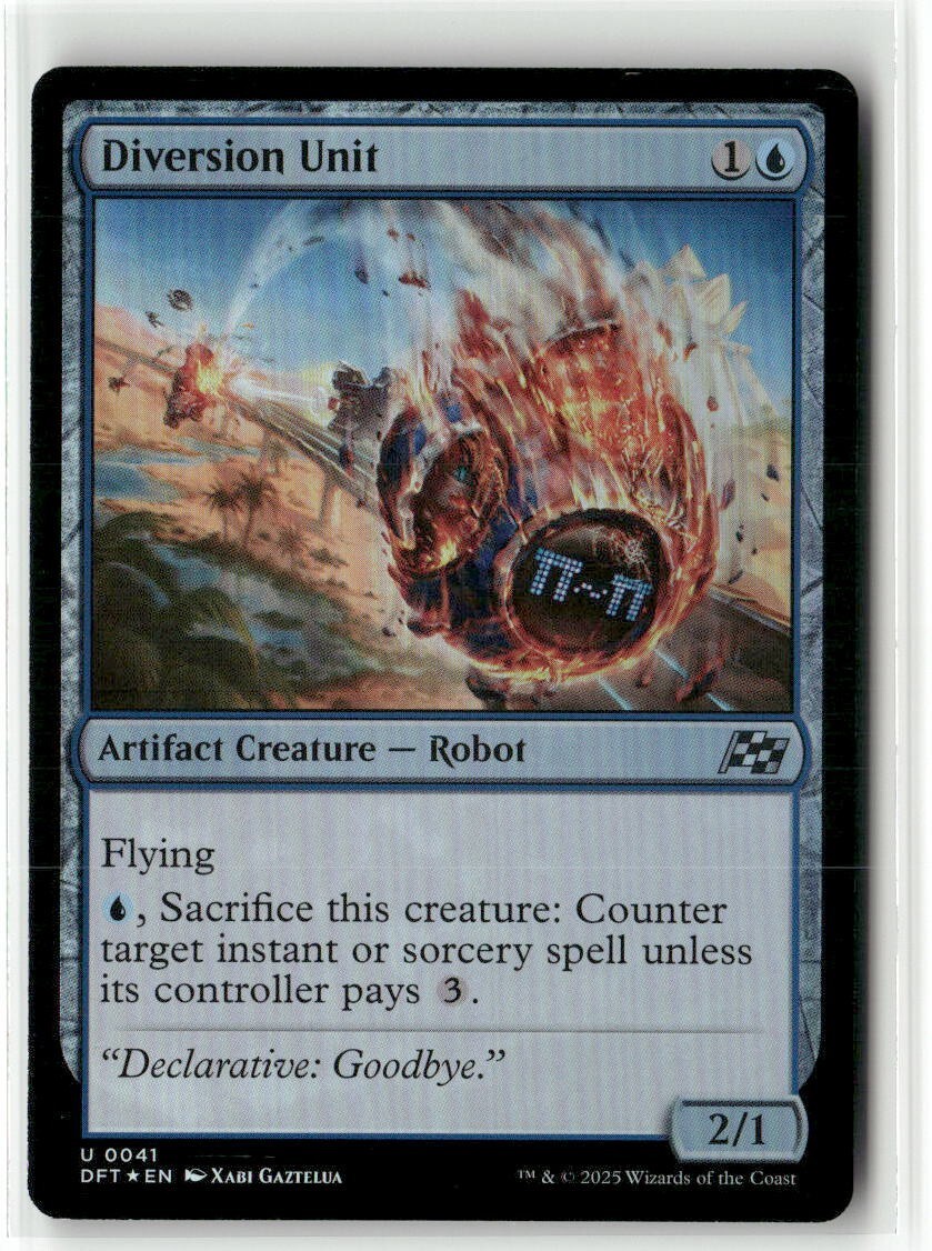 Diversion Unit FOIL Aetherdrift MTG NM