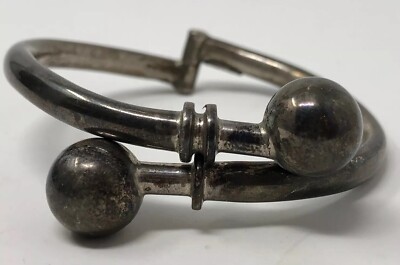 Vintage Sterling Silver 925 Mexico Mid Century Modern Bracelet 