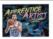 NICOLO MELLI 2019/20 COURT KINGS #4 APPRENTICE ARTIST ROOKIE RED #116/149 AZ3679